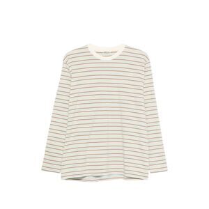 Auralee Men Striped Cotton T-Shirt